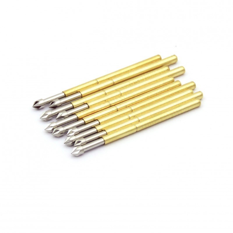 4mm フルストロークPCB試験用 24.5mm 長さと1.5mm針直径のスプリングテストプロブ