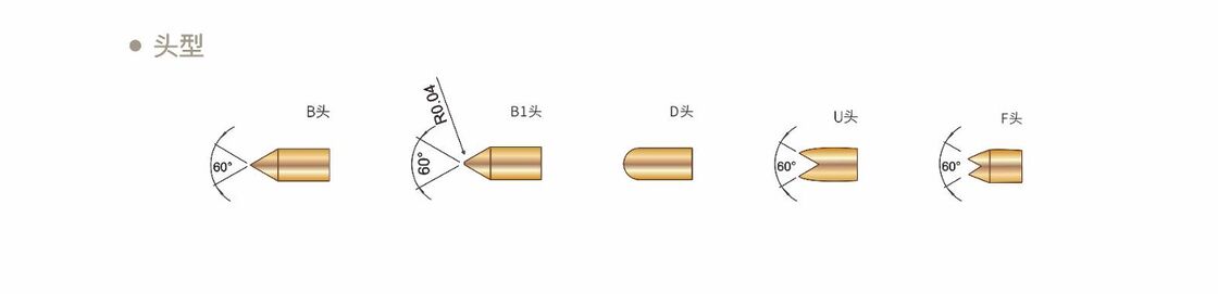 IC試験用の2頭高周波金色スプリング試験探査機 YF DE2-055BB30-01C0