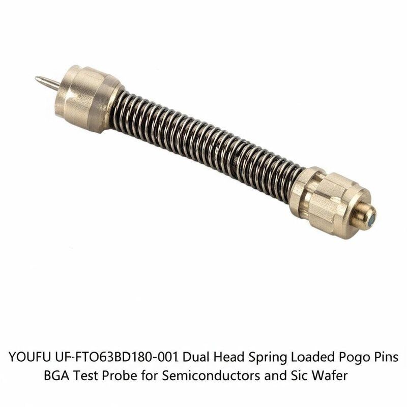 金メッキスプリングテストプローブ、2A電流定格、BGAテスト用カスタムサイズ