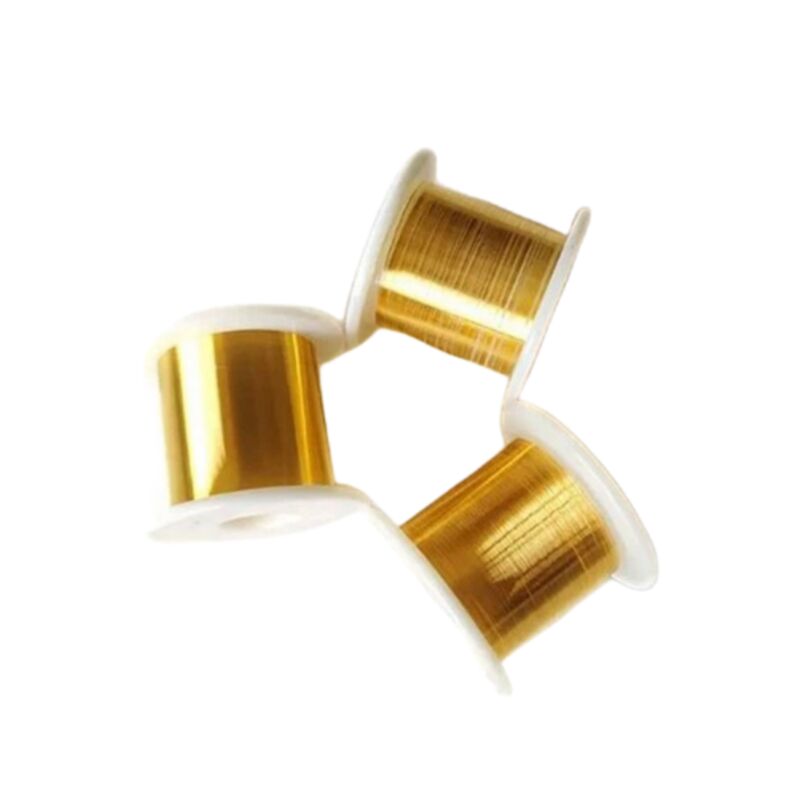 0.003mm Ultra Fine Gold Plated Tungsten Wire High Precision for Medical Micro Electrode and Minimally Invasive Devices
