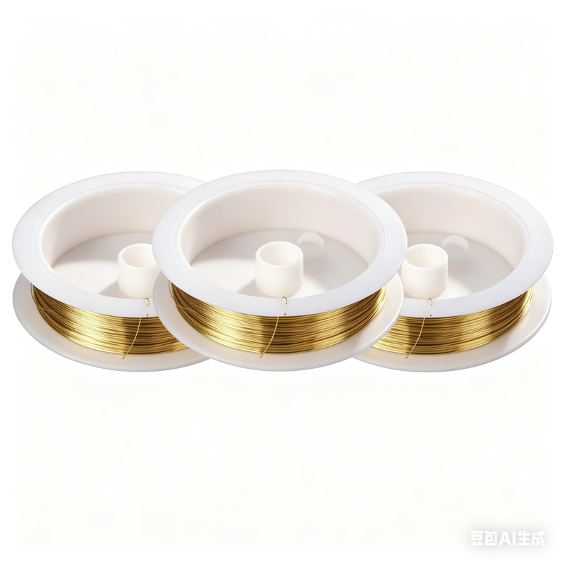 OEM ODM 0.003mm Ultra Fine Gold Coated Tungsten Wire For Micro Medical Industry
